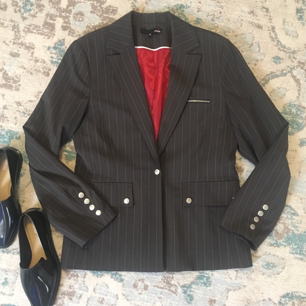 Dalia Pinstripe Jacket